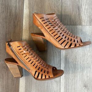 PAUL GREEN Rosa Woven Peep Toe Sandal, women size 9